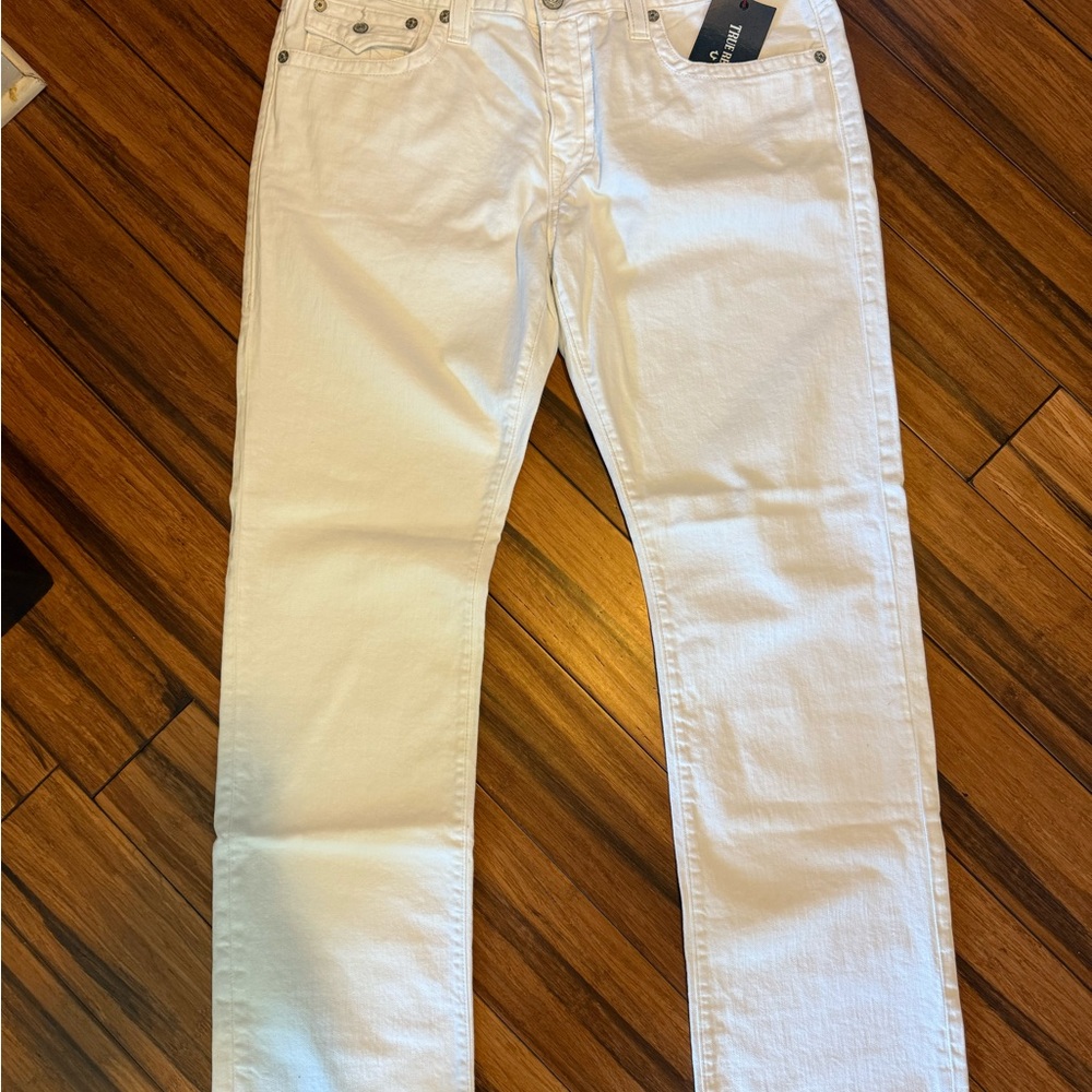 Men's White Jeans